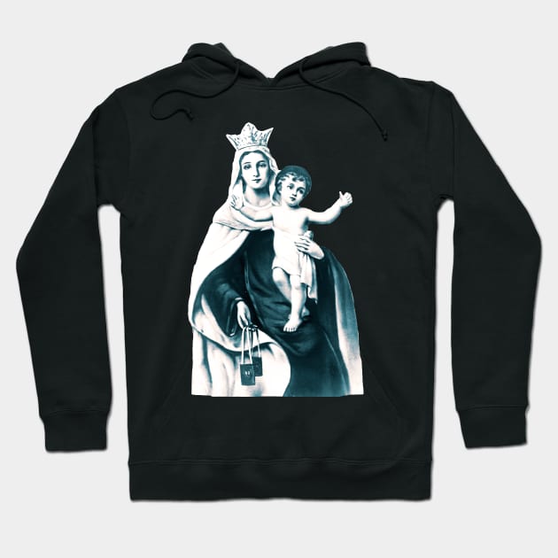 Our Lady of Mount Carmel Hoodie by big_owl